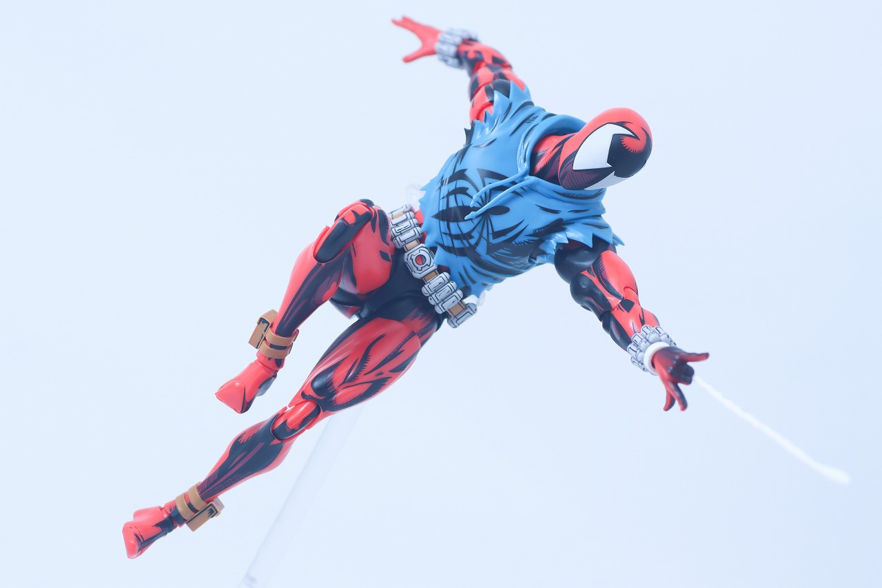 S.H.フィギュアーツ　スカーレット・スパイダー（スパイダーマン：アクロス・ザ・スパイダーバース）　レビュー　アクション
