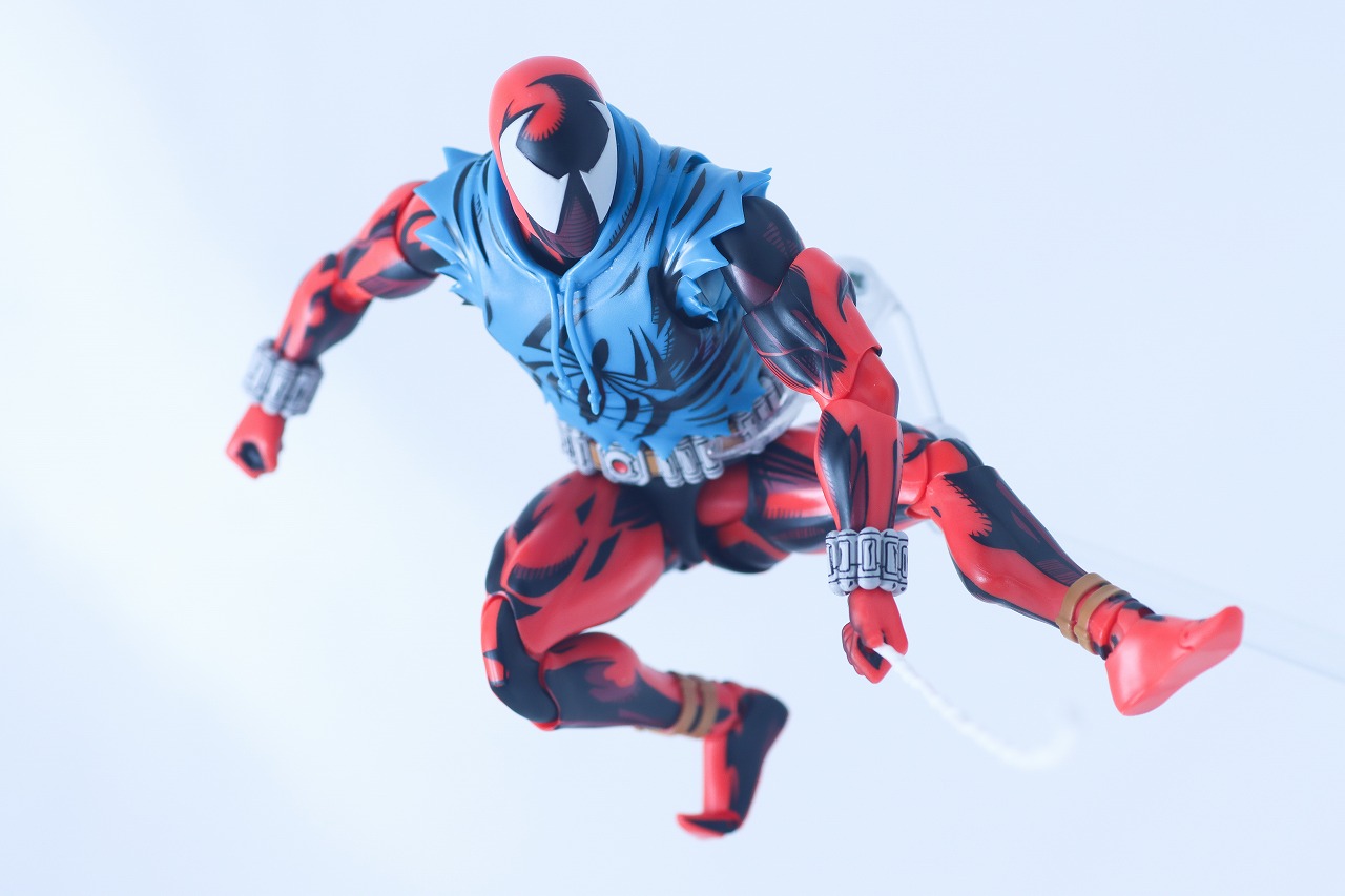 S.H.フィギュアーツ　スカーレット・スパイダー（スパイダーマン：アクロス・ザ・スパイダーバース）　レビュー　アクション