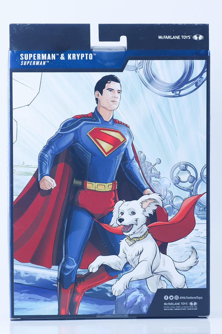 DCマルチバース　スーパーマン＆クリプト（『スーパーマン』）　レビュー　パッケージ
