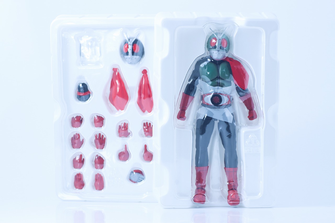 S.H.フィギュアーツ 真骨彫製法　仮面ライダー新2号 栄光の昭和ライダーエディション　レビュー　パッケージ