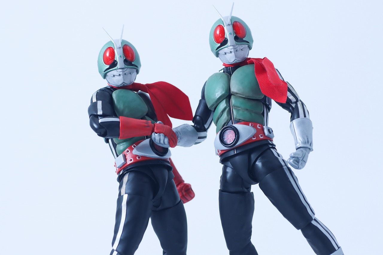 S.H.フィギュアーツ 真骨彫製法　仮面ライダー新2号 栄光の昭和ライダーエディション　レビュー　アクション　新1号