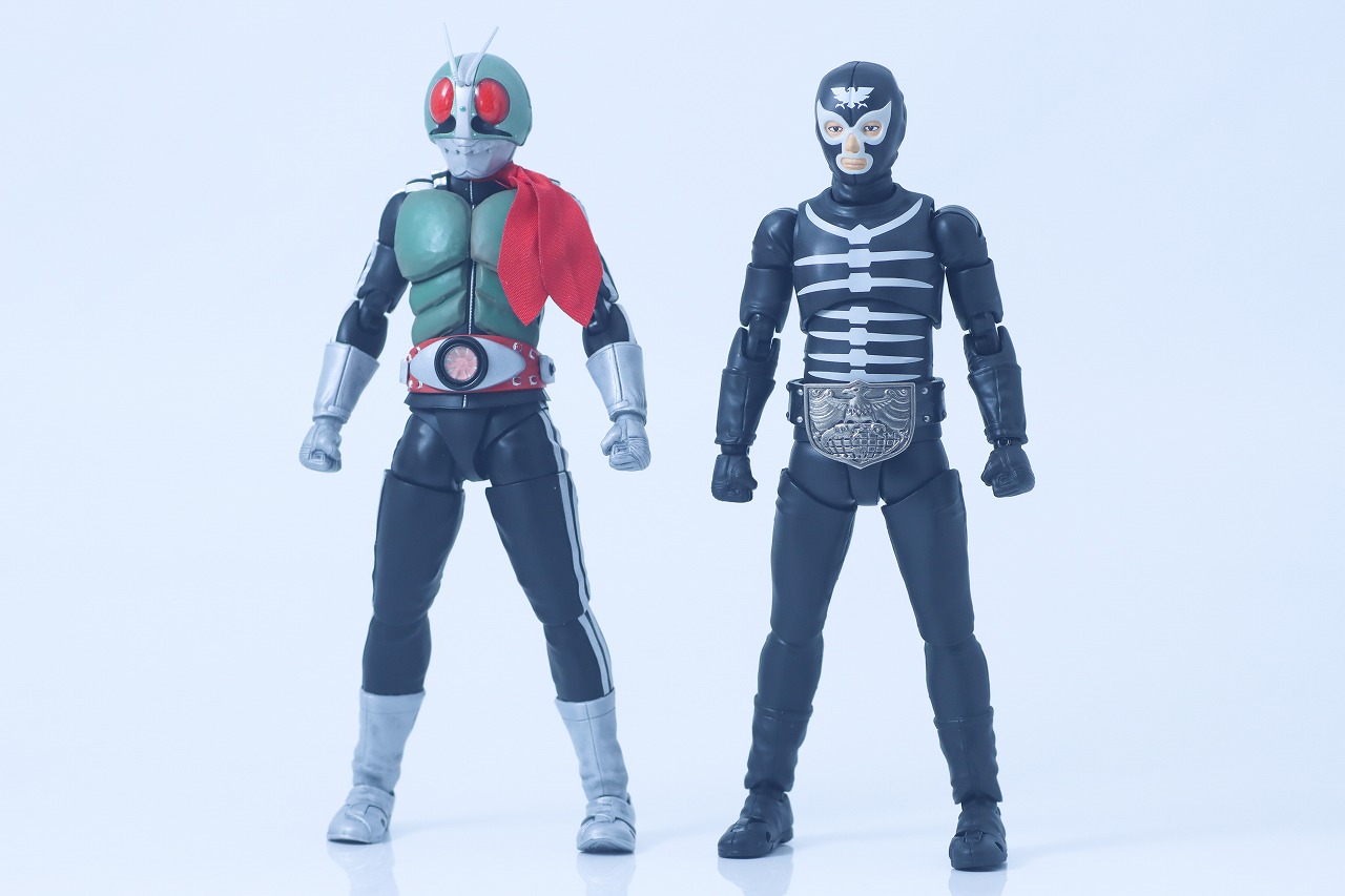 S.H.フィギュアーツ　ショッカー戦闘員 地獄の昭和怪人エディション　レビュー　比較　真骨彫製法　仮面ライダー新1号　栄光の昭和ライダーエディション