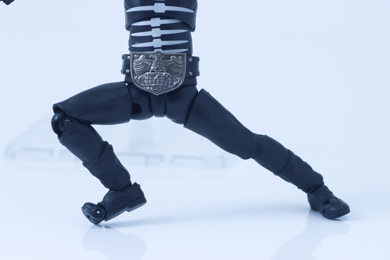 S.H.フィギュアーツ　ショッカー戦闘員 地獄の昭和怪人エディション　レビュー　可動範囲