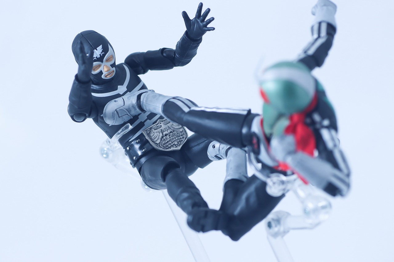 S.H.フィギュアーツ　ショッカー戦闘員 地獄の昭和怪人エディション　レビュー　アクション　仮面ライダー新1号　栄光の昭和ライダーエディション　真骨彫製法