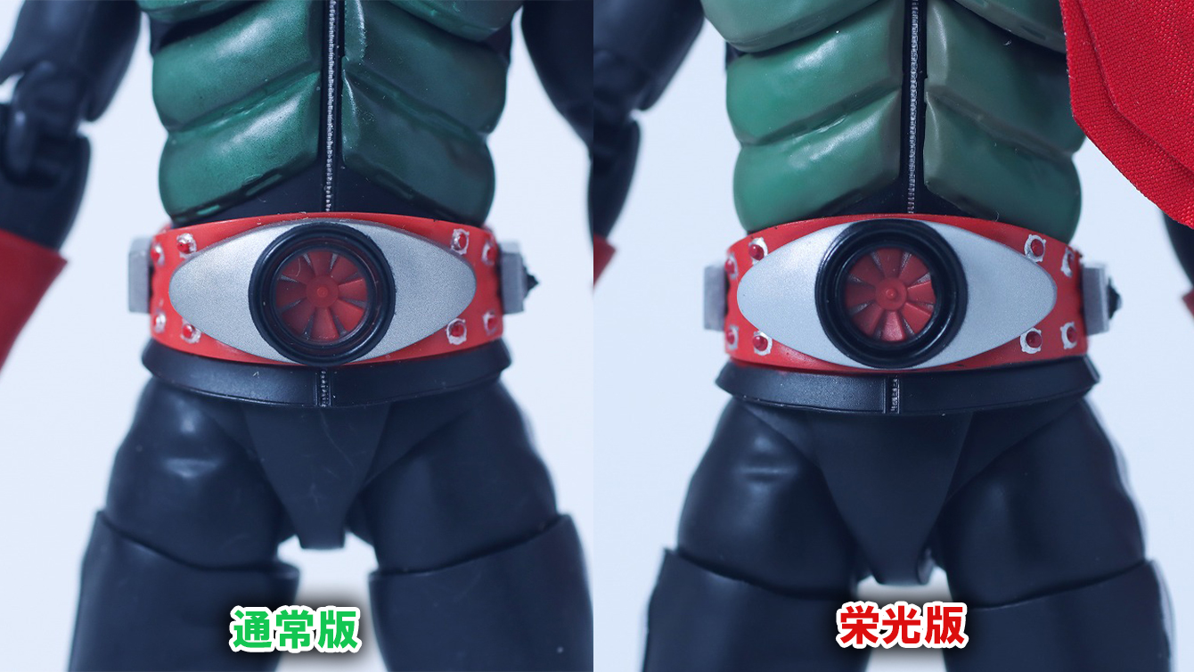 S.H.フィギュアーツ 真骨彫製法　仮面ライダー新2号 栄光の昭和ライダーエディション　レビュー　比較　通常版