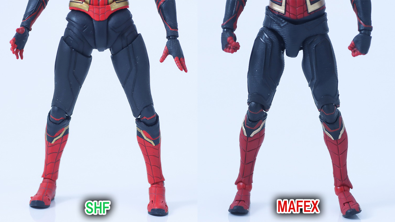 MAFEX　スパイダーマン　インテグレーテッド　スーツ　レビュー　比較　S.H.フィギュアーツ