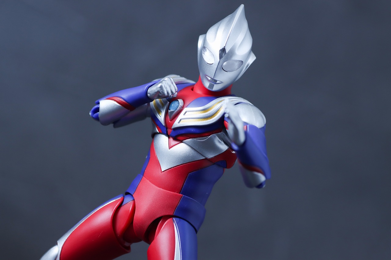 S.H.フィギュアーツ 真骨彫製法　ウルトラマンティガ マルチタイプ ウルトラの星Edition　レビュー　アクション