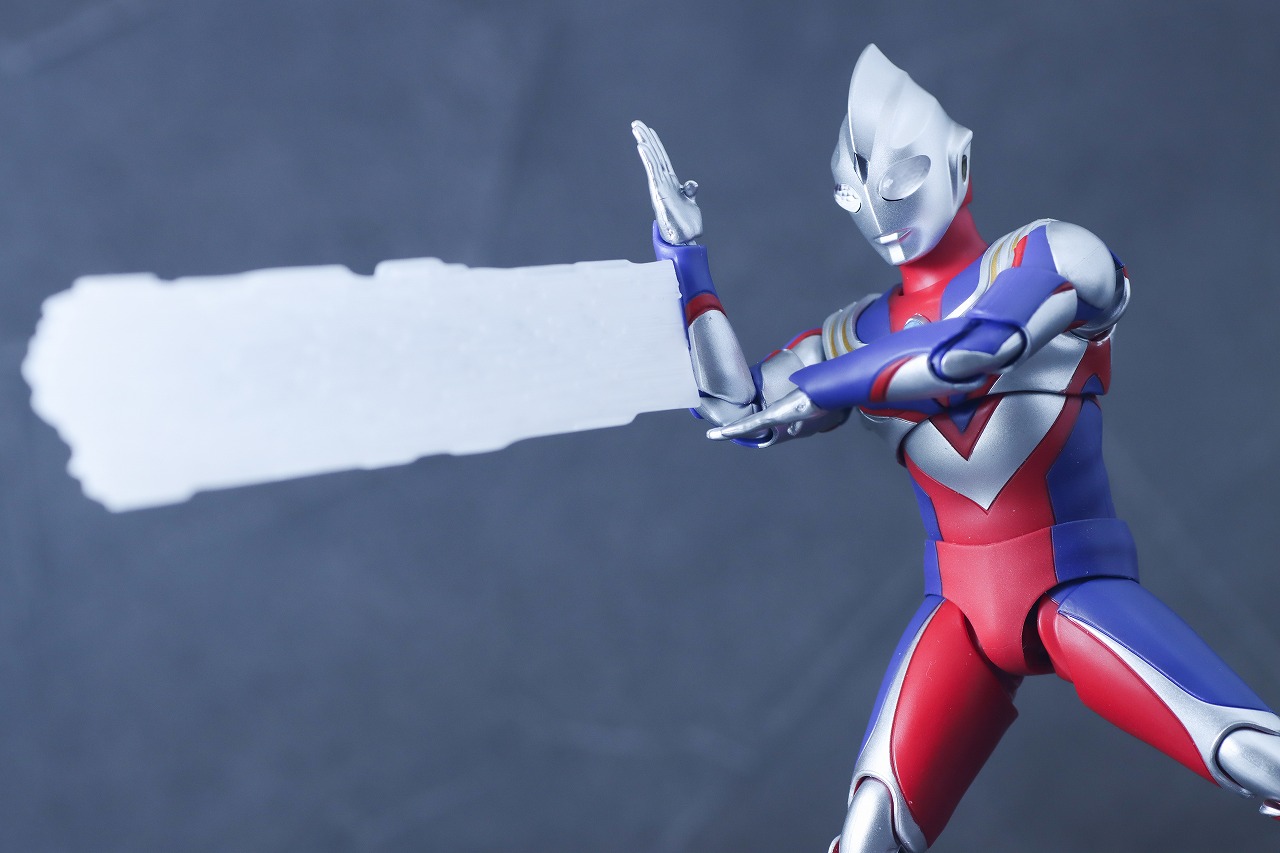 S.H.フィギュアーツ 真骨彫製法　ウルトラマンティガ マルチタイプ ウルトラの星Edition　レビュー　アクション