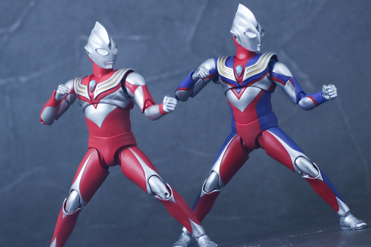 S.H.フィギュアーツ 真骨彫製法　ウルトラマンティガ マルチタイプ ウルトラの星Edition　レビュー　アクション
