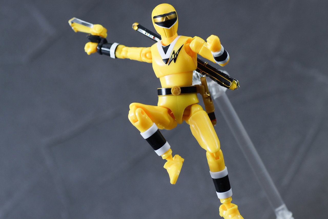 SHODO SUPER　忍者戦隊カクレンジャー　レビュー　ニンジャイエロー　アクション