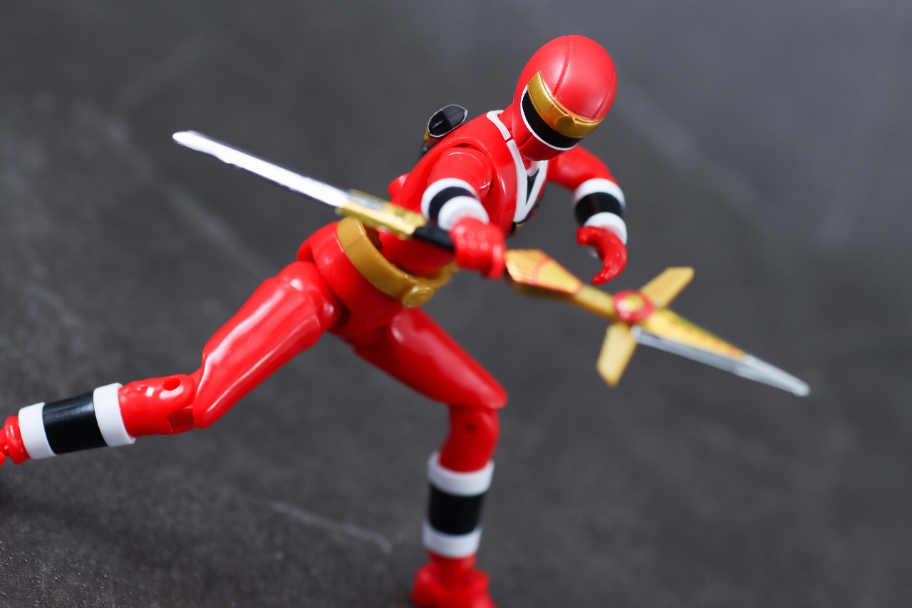 SHODO SUPER　忍者戦隊カクレンジャー　レビュー　ニンジャレッド　ヒカリマル　アクション