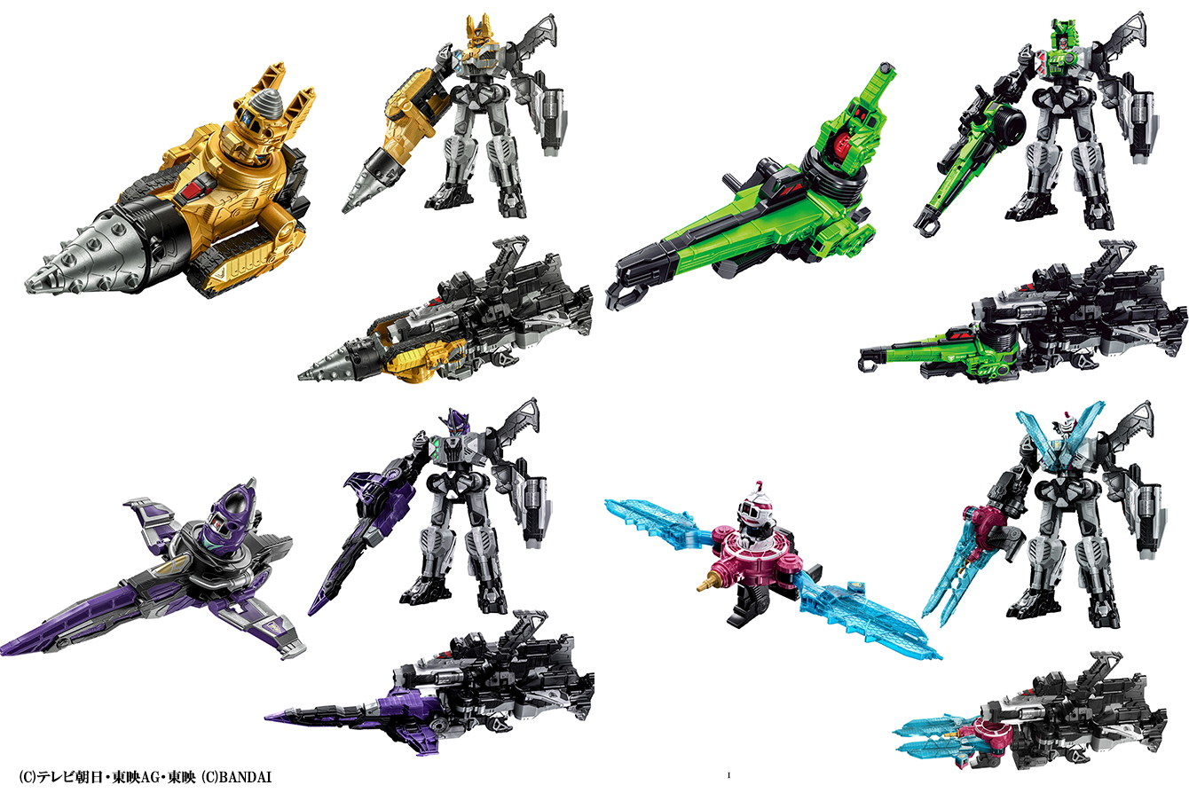 『ギャバン インフィニティ』DXギャバリオンドリル＆ギャバリオンセイバー＆ギャバリオンクレーン＆ギャバリオンレーザーが発売！