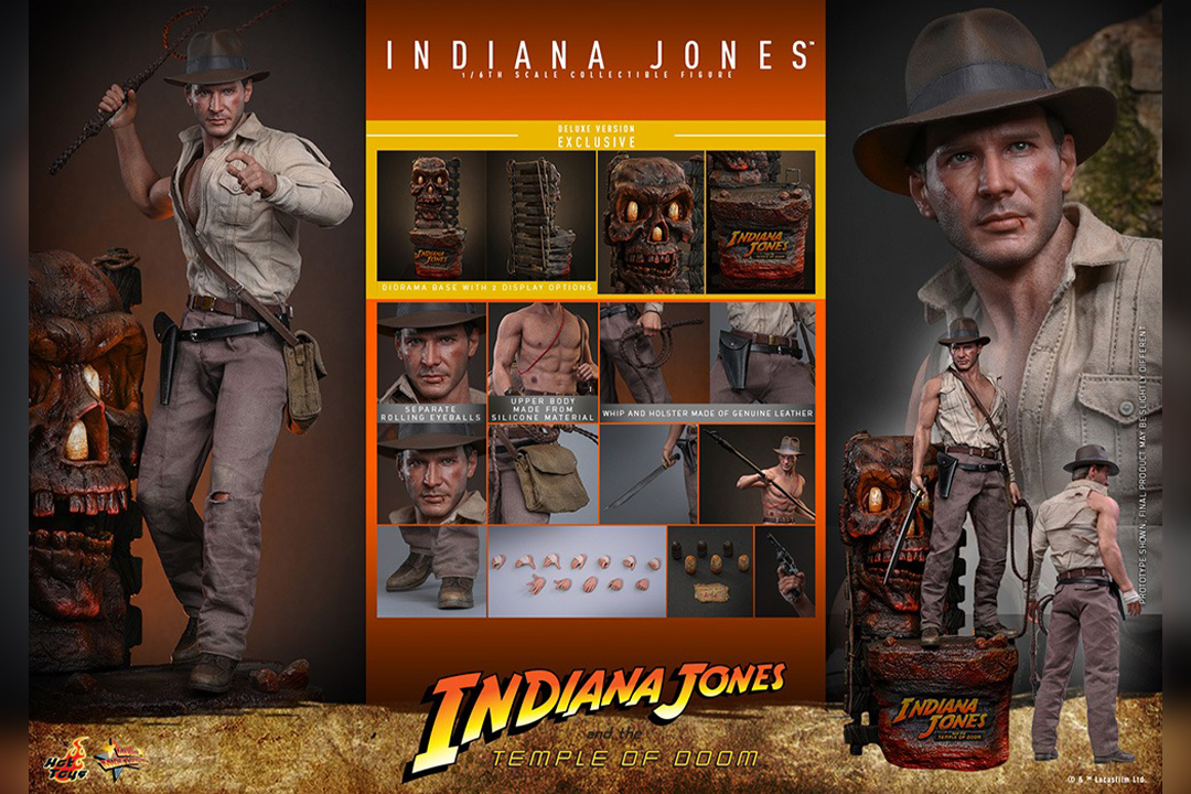 ホットトイズ ムービー・マスターピース　インディアナ・ジョーンズ（『インディ・ジョーンズ／魔宮の伝説』） デラックス版