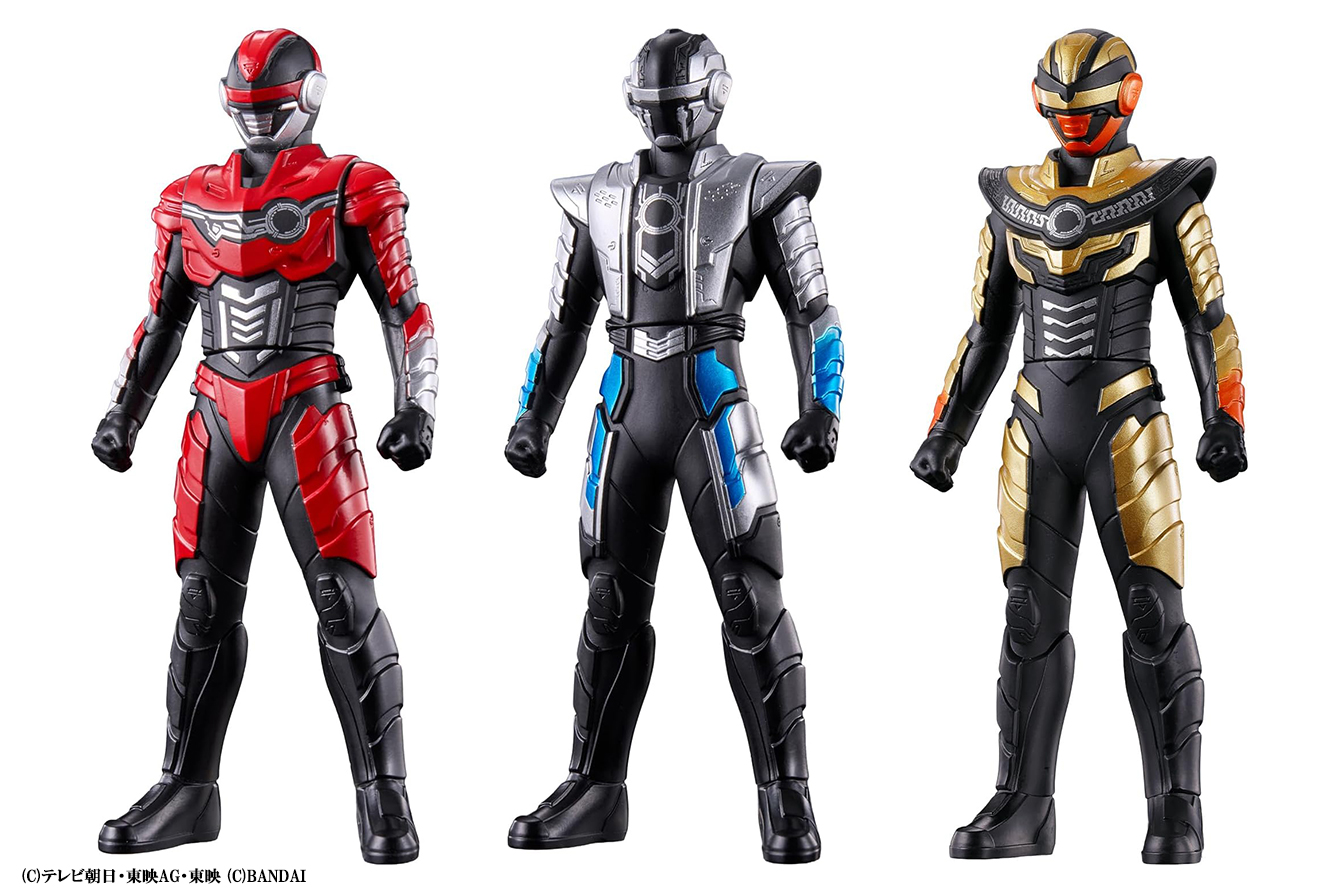 『ギャバンインフィニティ』PROJECT R.E.D ソフビシリーズが始動！インフィニティ・ブシドー・ルミナスが発売