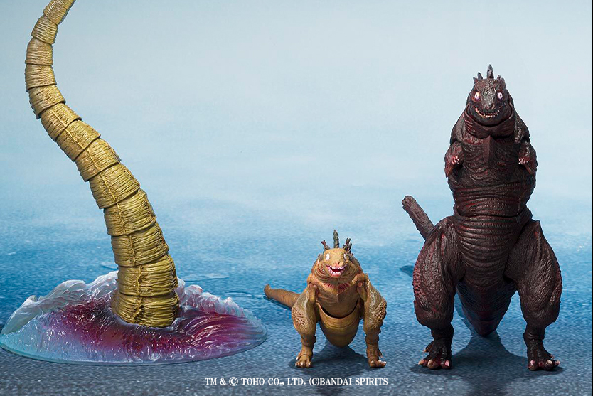 S.H.モンスターアーツ新作！ゴジラ（2016） 第2形態＆第3形態＆巨大不明生物セットが26年8月限定発売！