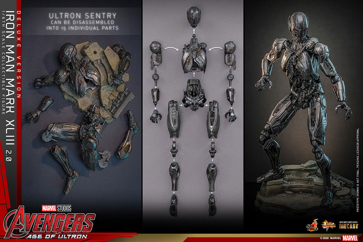 ホットトイズ ムービー・マスターピース DIECAST アイアンマン・マーク43(2.0/デラックス版)