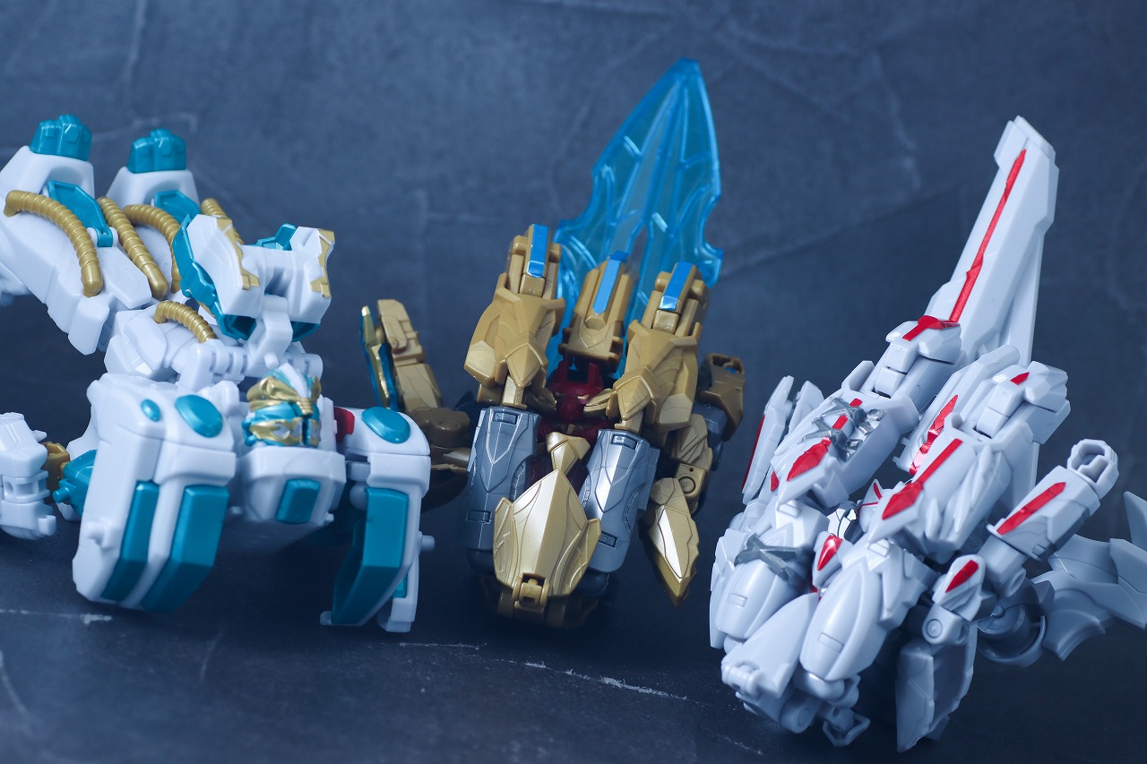 ミニプラ　テガジューン　テガソード　グーデバーン　レビュー　アクション