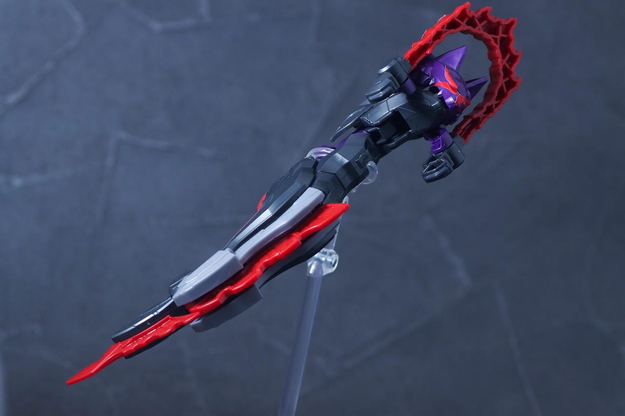 ミニプラ　ダークウルフデカリバー50　レビュー　アクション