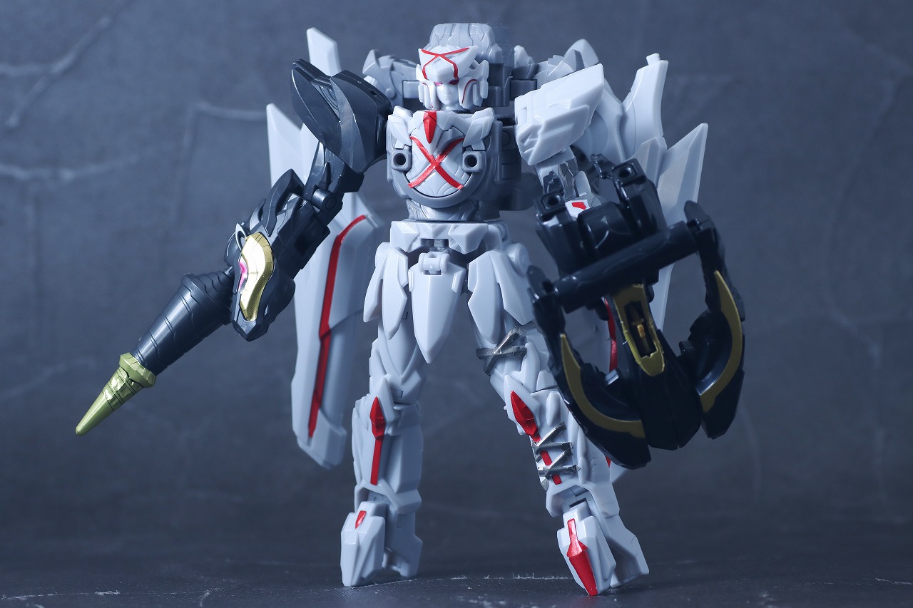 ミニプラ　テガジューン ブライドブレイブ　レビュー　アクション