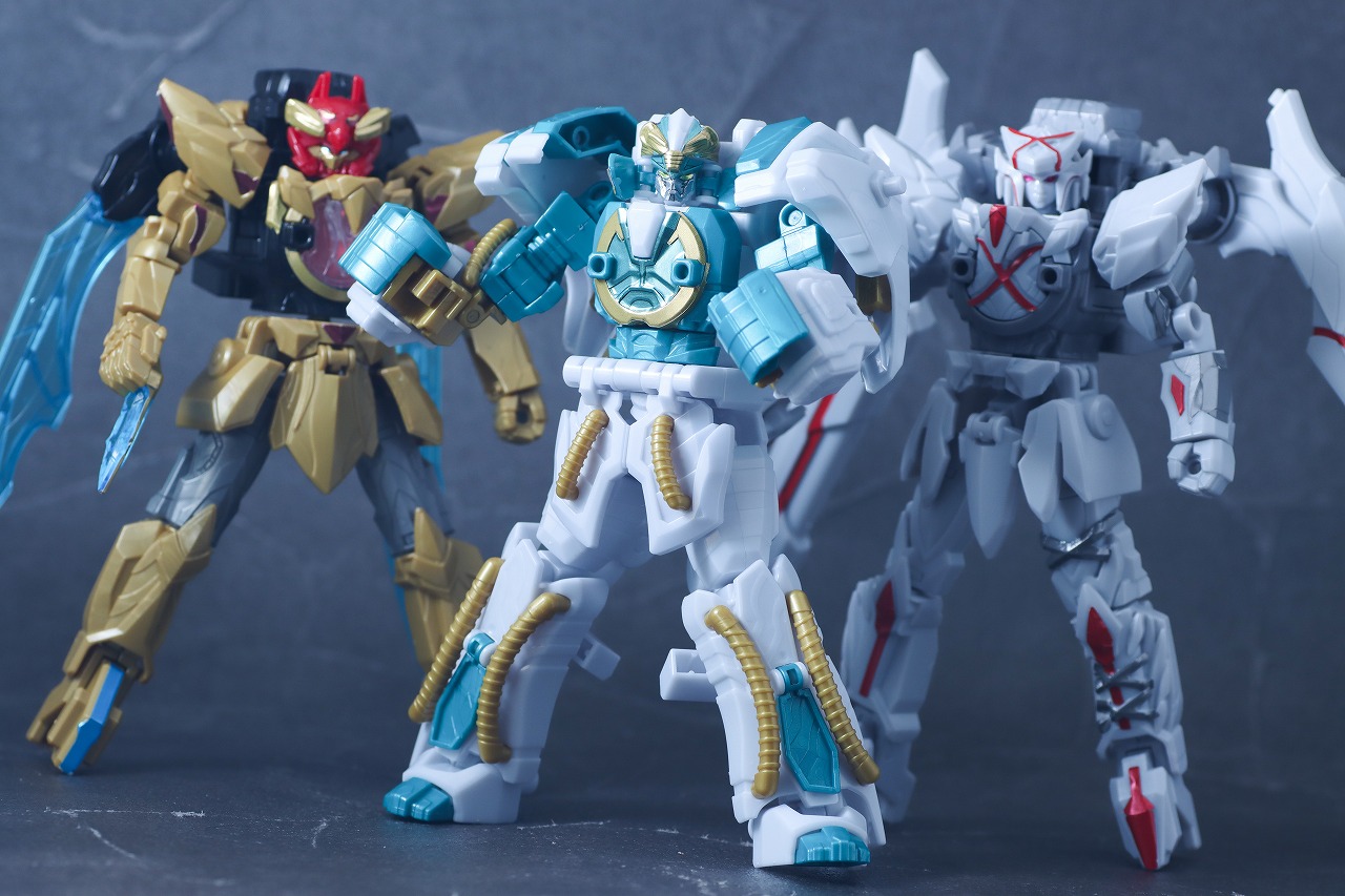 ミニプラ　テガジューン　テガソード　グーデバーン　レビュー　アクション