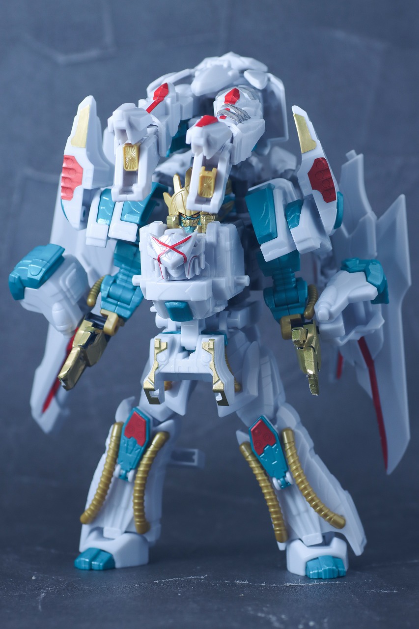 ミニプラ　テガジューンホワイトバーン　レビュー　アクション