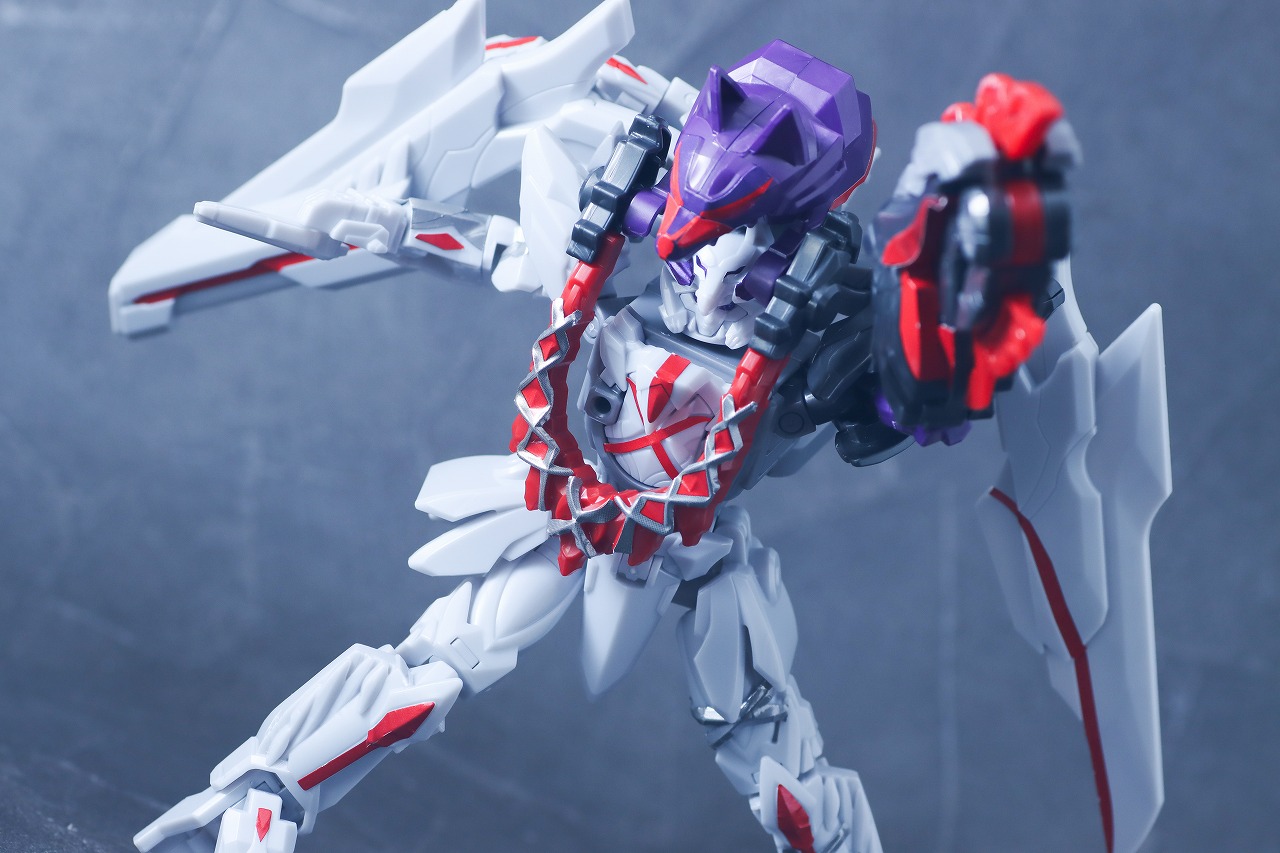 ミニプラ　テガジューンブライドブレイド　レビュー　アクション