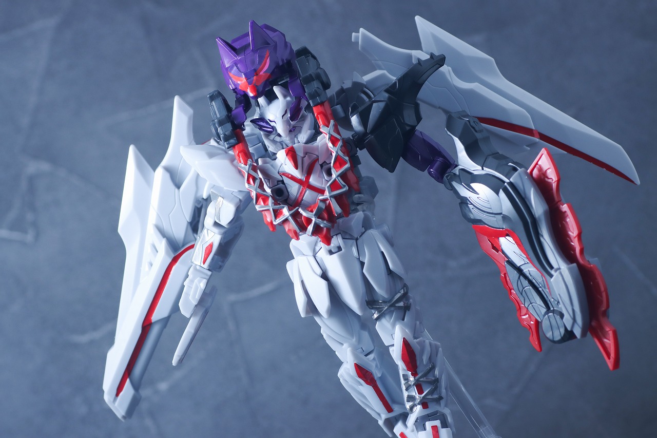 ミニプラ　テガジューンブライドブレイド　レビュー　アクション