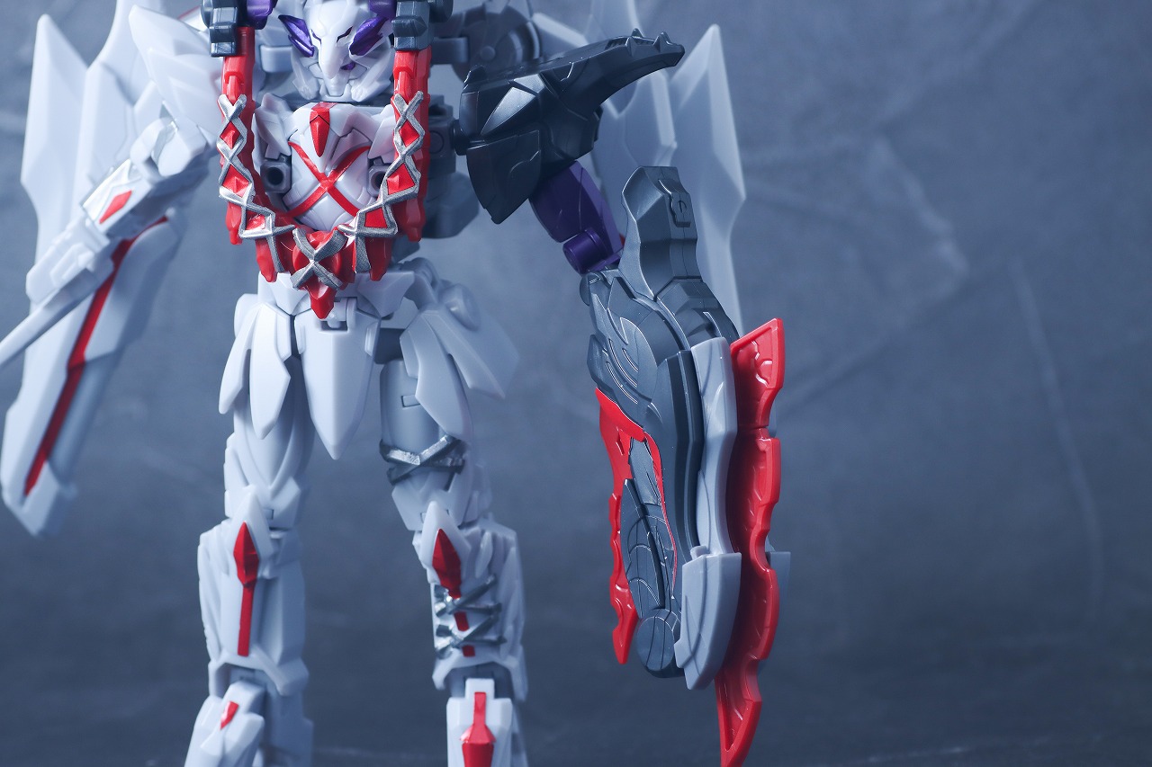 ミニプラ テガジューン&ダークウルフデカリバー50 レビュー 合体