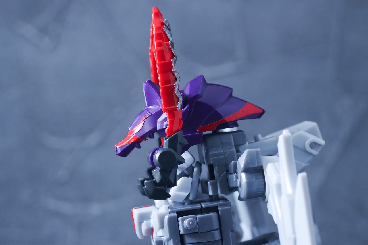 ミニプラ テガジューン&ダークウルフデカリバー50 レビュー 合体