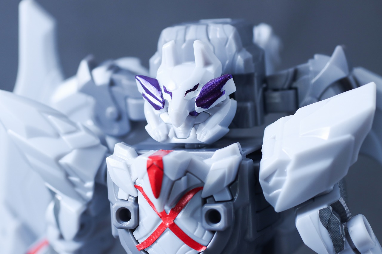 ミニプラ テガジューン&ダークウルフデカリバー50 レビュー 合体