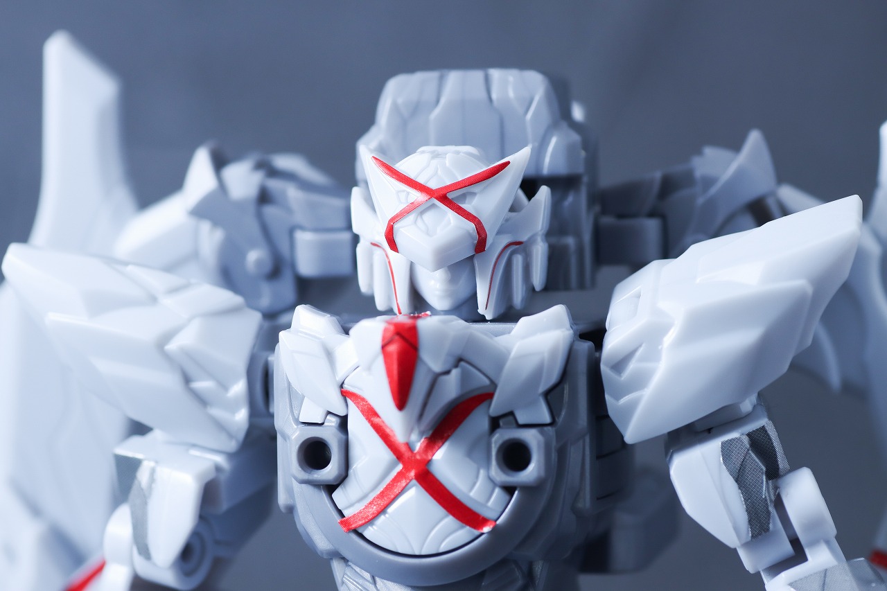 ミニプラ テガジューン&ダークウルフデカリバー50 レビュー 合体