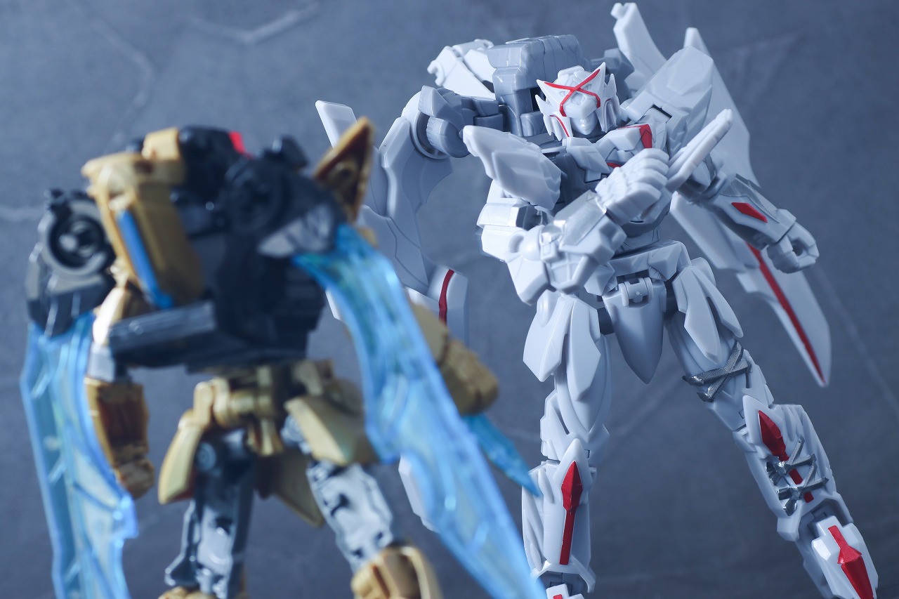 ミニプラ　テガジューン　テガソード　レビュー　アクション