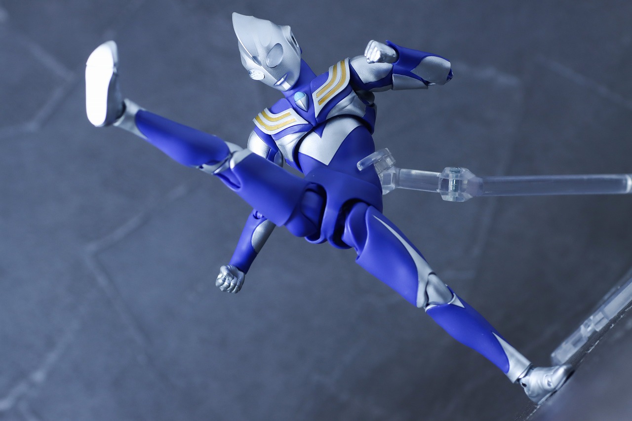 S.H.フィギュアーツ 真骨彫製法　ウルトラマンティガ スカイタイプ　レビュー　アクション