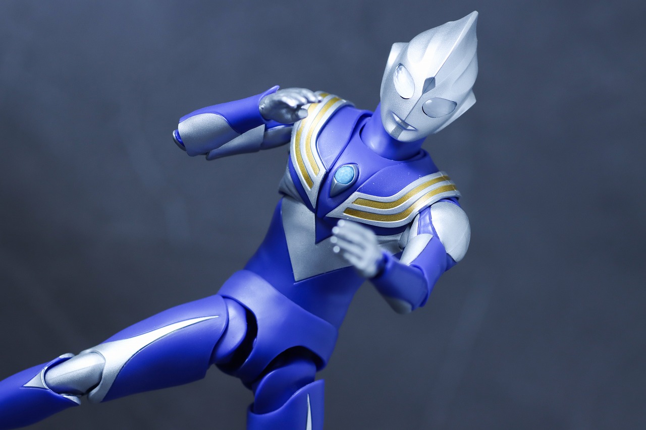 S.H.フィギュアーツ 真骨彫製法　ウルトラマンティガ スカイタイプ　レビュー　アクション