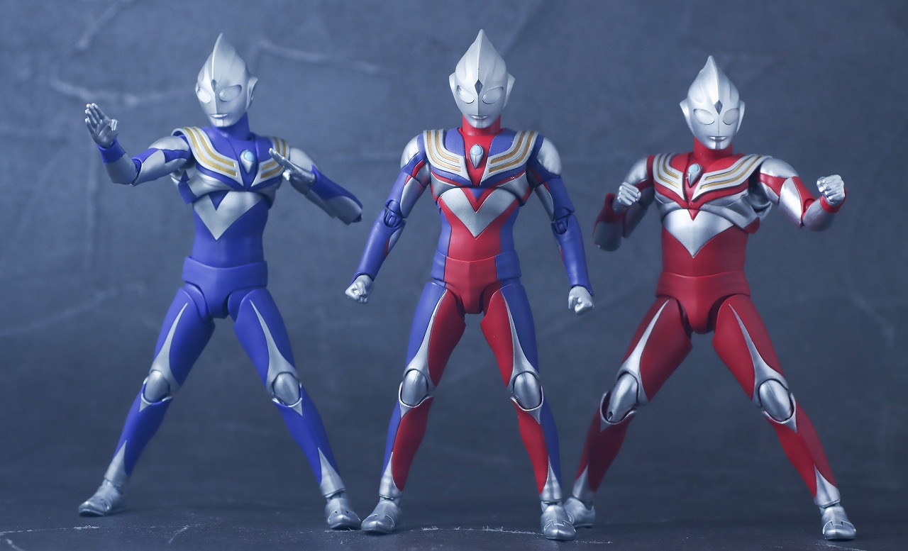 S.H.フィギュアーツ 真骨彫製法　ウルトラマンティガ スカイタイプ　レビュー　アクション　マルチタイプ　パワータイプ