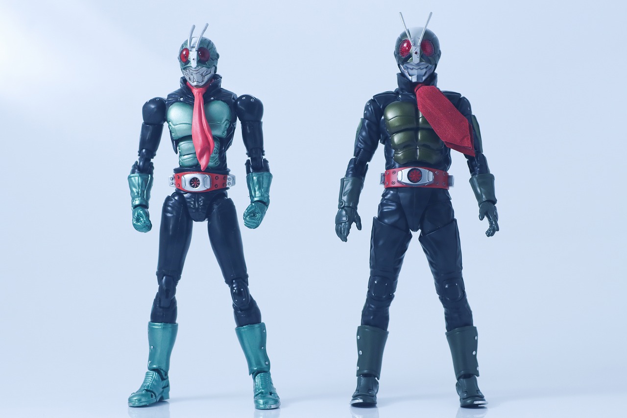 S.H.フィギュアーツ 真骨彫製法　仮面ライダー2号／一文字隼　THE NEXT　レビュー　比較　通常版