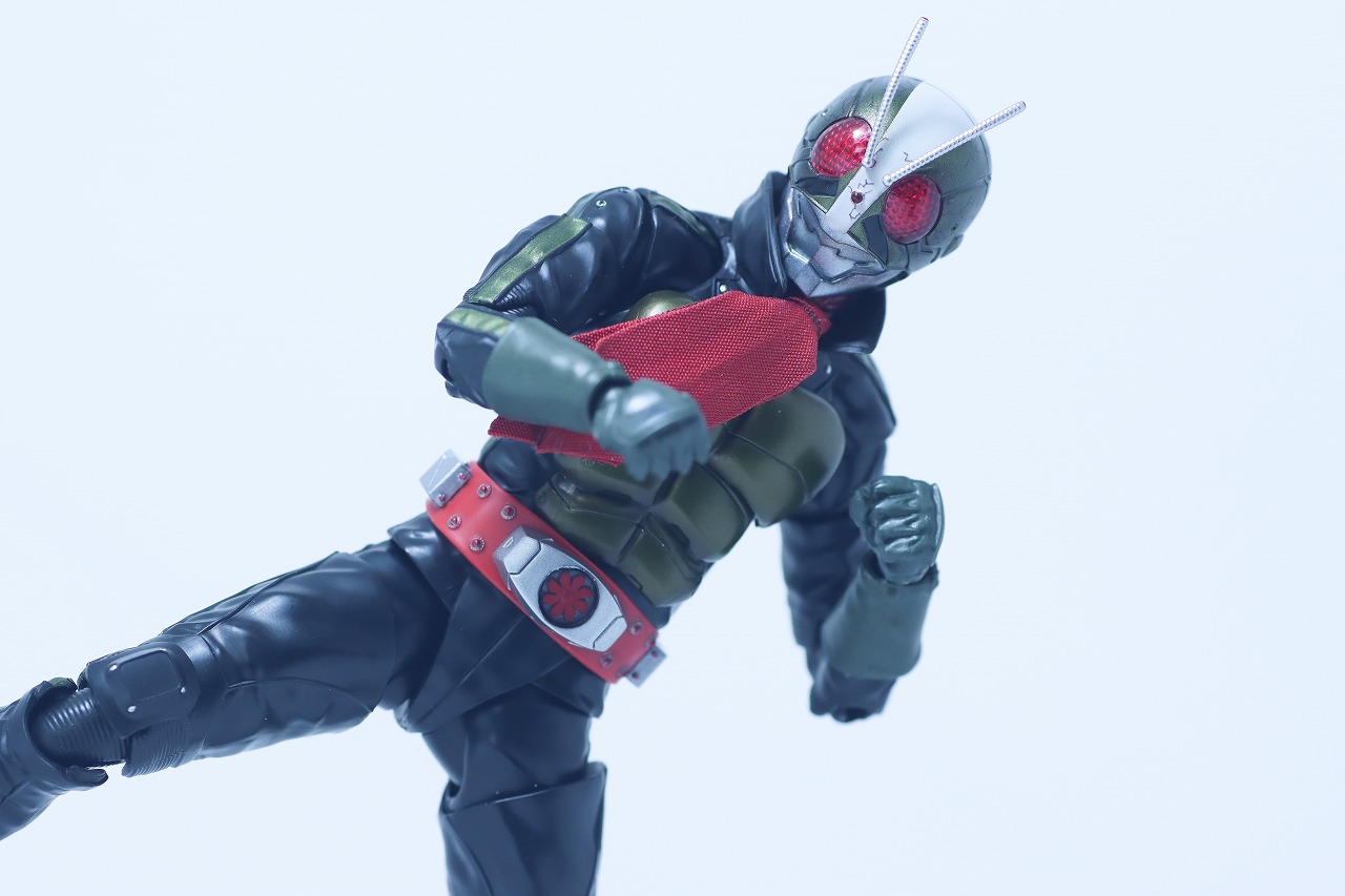 S.H.フィギュアーツ 真骨彫製法　仮面ライダー2号／一文字隼　THE NEXT　レビュー　アクション