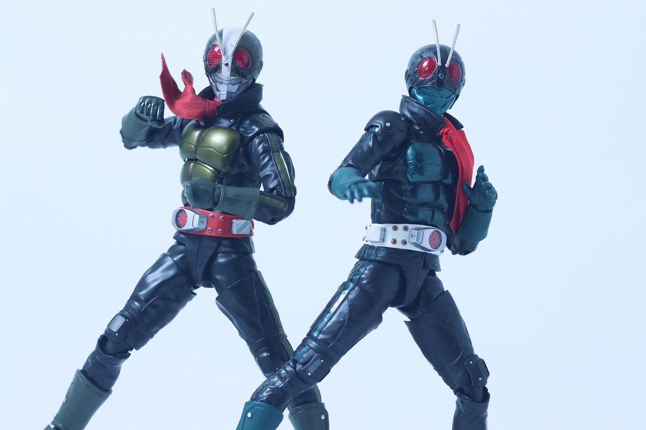 S.H.フィギュアーツ 真骨彫製法　仮面ライダー2号／一文字隼　THE NEXT　レビュー　アクション　1号