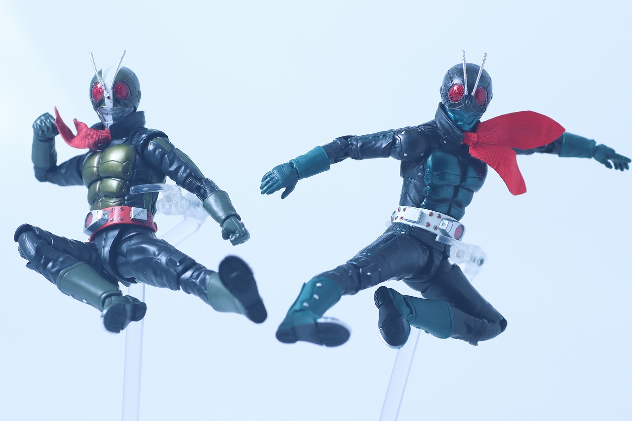 S.H.フィギュアーツ 真骨彫製法　仮面ライダー2号／一文字隼　THE NEXT　レビュー　アクション　1号