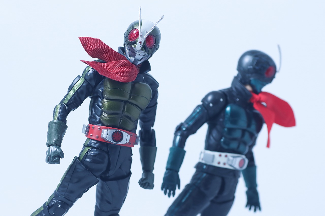 S.H.フィギュアーツ 真骨彫製法　仮面ライダー2号／一文字隼　THE NEXT　レビュー　アクション　1号