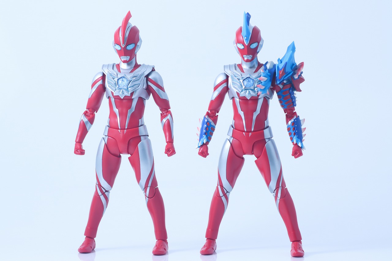 S.H.フィギュアーツ　ウルトラマンオメガ レキネスアーマー　レビュー　本体　比較