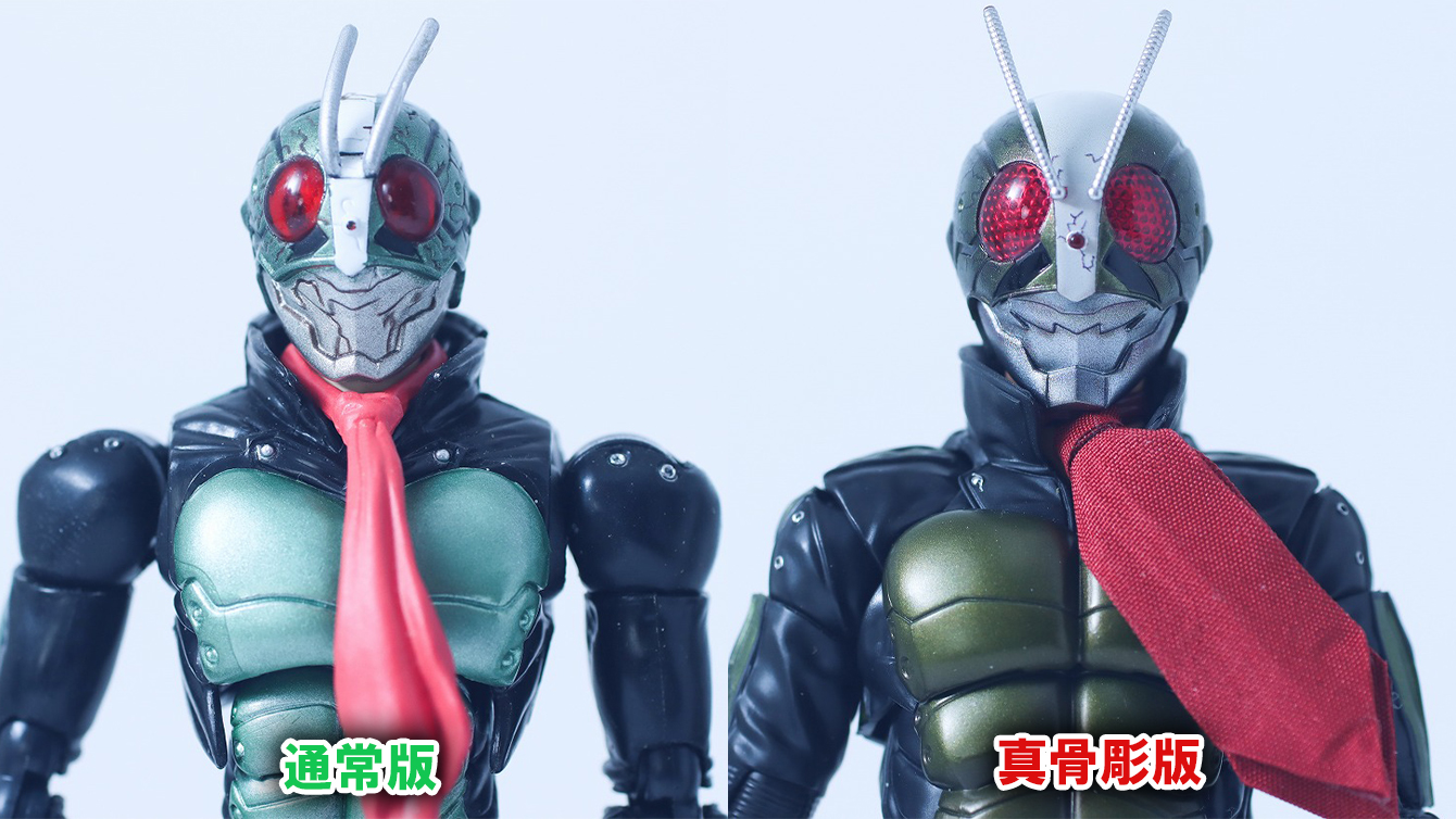 S.H.フィギュアーツ 真骨彫製法　仮面ライダー2号／一文字隼　THE NEXT　レビュー　比較　通常版