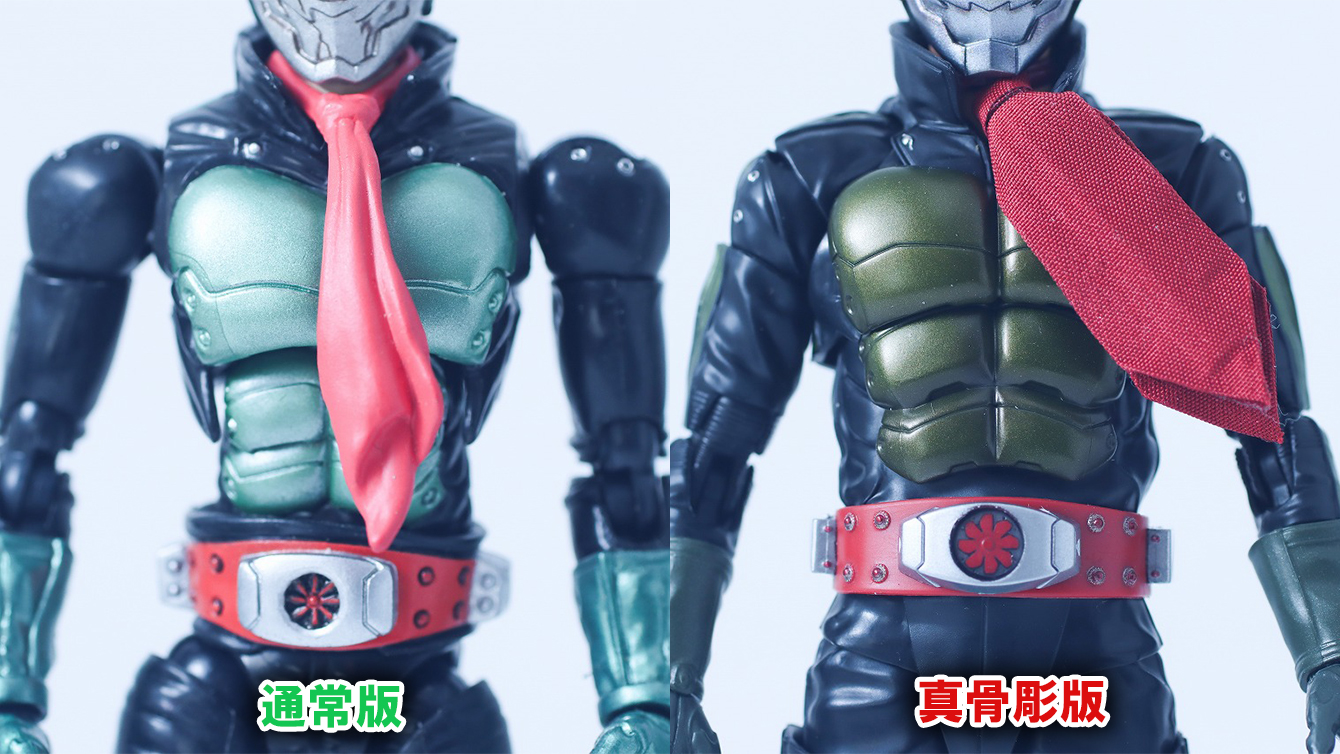S.H.フィギュアーツ 真骨彫製法　仮面ライダー2号／一文字隼　THE NEXT　レビュー　比較　通常版