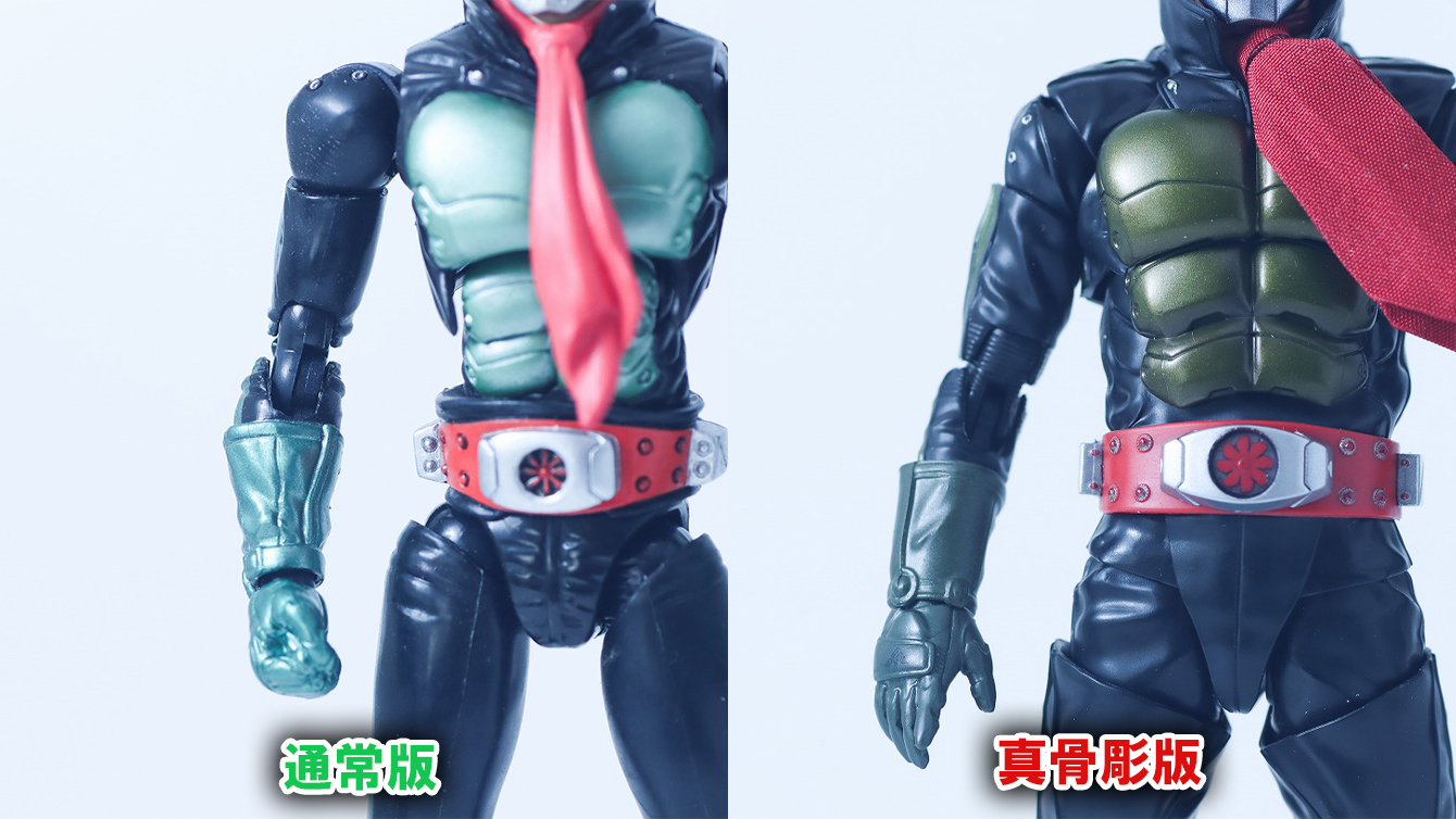 S.H.フィギュアーツ 真骨彫製法　仮面ライダー2号／一文字隼　THE NEXT　レビュー　比較　通常版