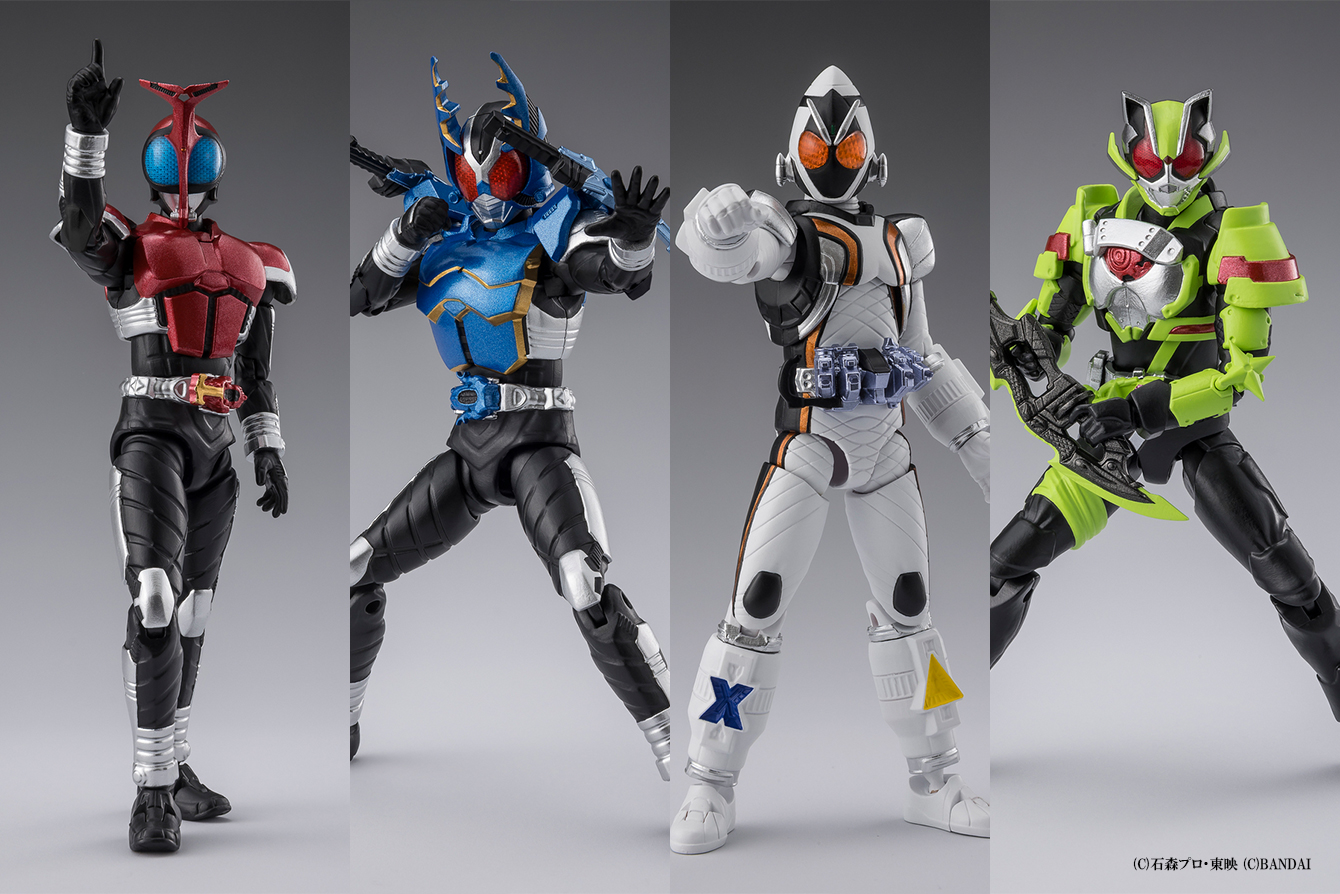 掌動EXCEED新作！仮面ライダーカブト＆ガタック＆フォーゼ＆タイクーンが発売決定！