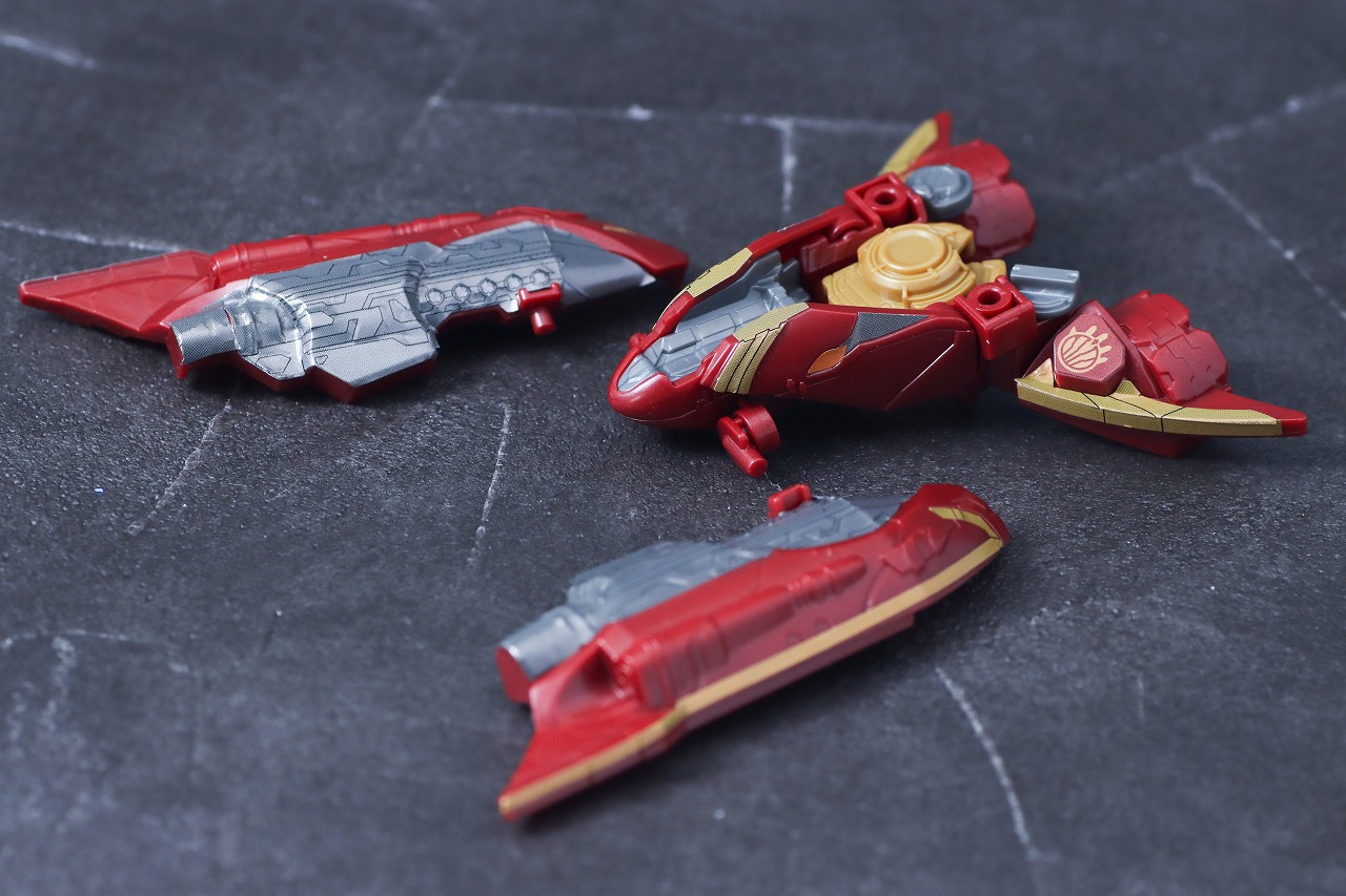 ミニプラ オルカブースター5050 レビュー テガソードアカツキ 合体