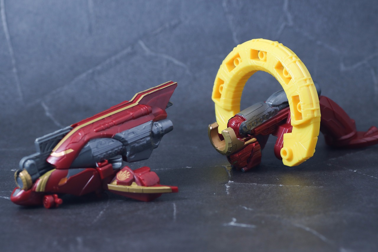 ミニプラ オルカブースター5050 レビュー テガソードアカツキ 合体