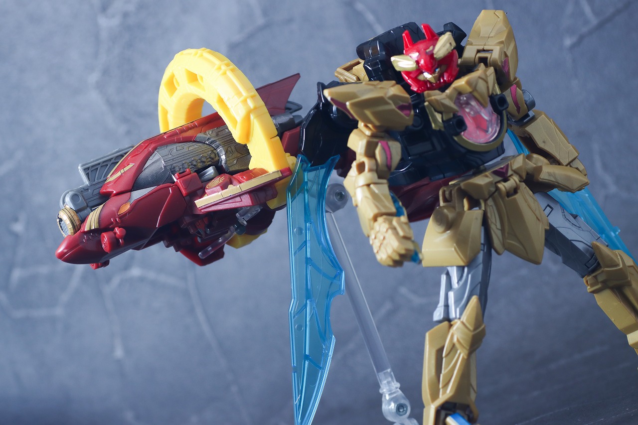 ミニプラ　オルカブースター5050　レビュー　アクション　テガソード