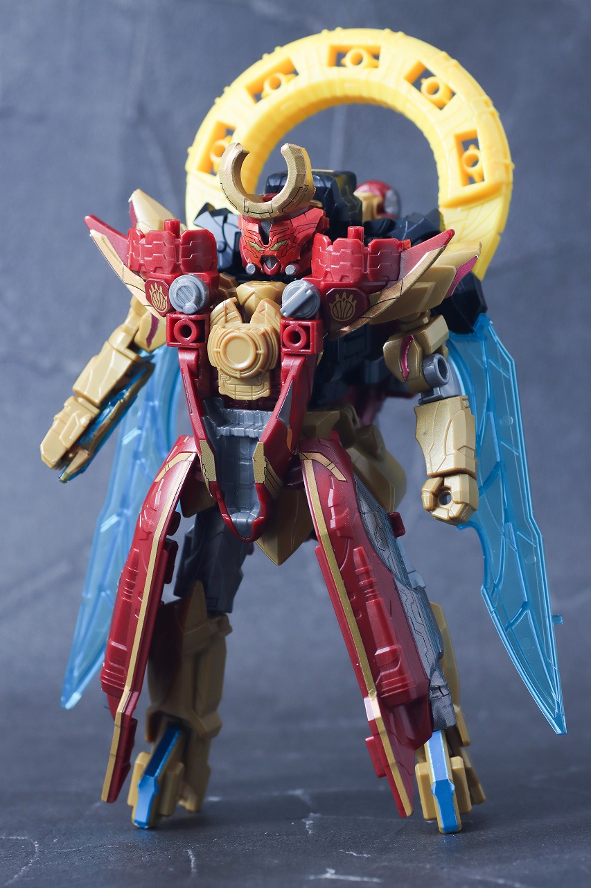 ミニプラ　オルカブースター5050　レビュー　テガソードアカツキ　本体