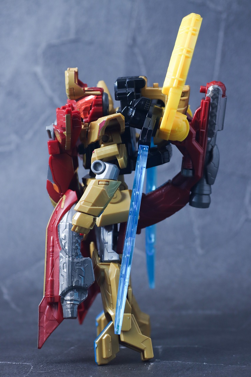 ミニプラ オルカブースター5050 レビュー テガソードアカツキ 本体